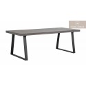 Brooklyn matbord mörkbrun u-ben 220 cm
