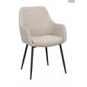 Reily Karmstol Beige/Svart