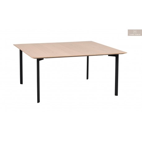 Spencer Soffbord Vitpigmenterad/Svart