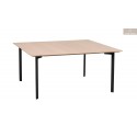 Spencer Soffbord Vitpigmenterad/Svart