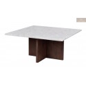 Brooksville soffbord vit brun kvadrat