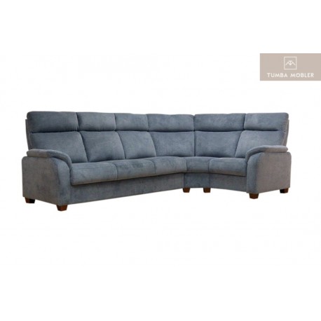 London tyg hörnsoffa - Pohjanmaan