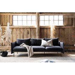 Brunskär 3 sits soffa svart