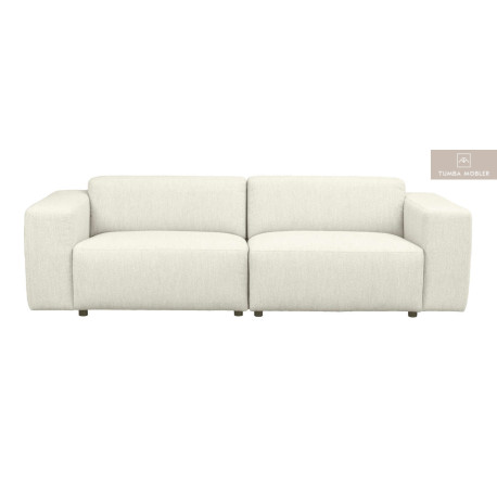 Willard 3-sitssoffa vit