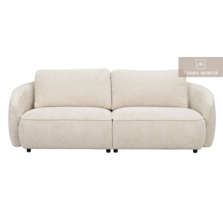 Norris 3-sitssoffa ljusbeige