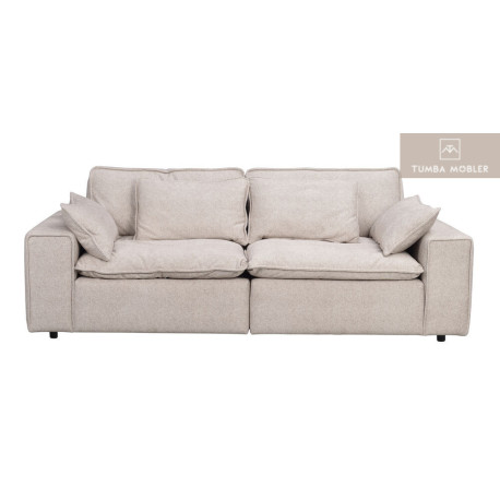 Rawlins 3-sits soffa beige - Rowico