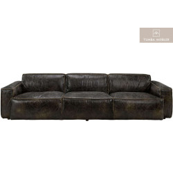 Buddy 4-sits skinnsoffa