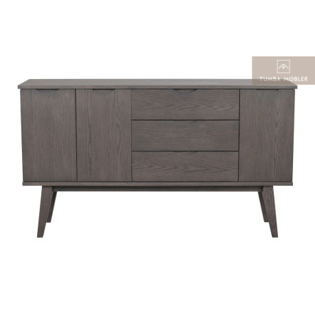 Filippa Sideboard Mörkbrun 150 cm- Rowico