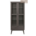 Filippa Vitrinskåp Mörkbrun