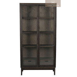 Hazelton Vitrinskåp Brun - Rowico