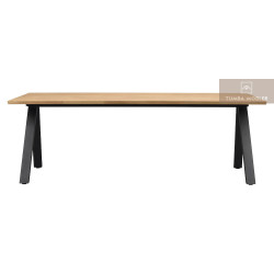 Carradale Matbord V-ben Ek 220 cm - Rowico