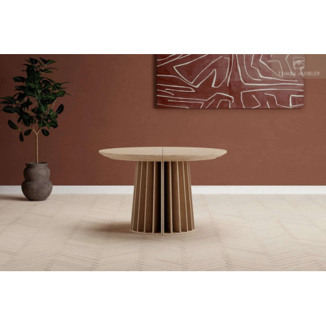 Dope Runda Matbord Ø120 Natur